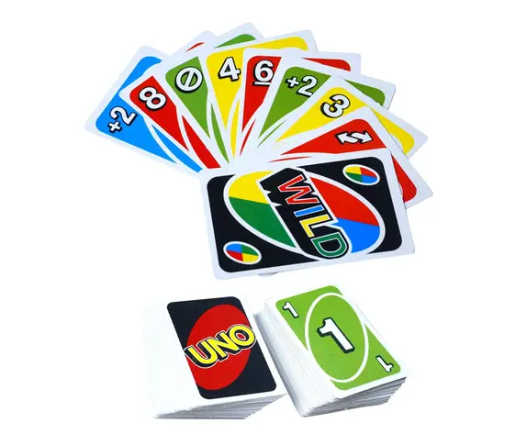 gfidel UNO Family Card Game, with 112 Cards, Makes a Great Gift for 7 Year Old and Up