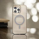 GFIDEL iPhone 15  MagSafe Back with Metal Button iPhone Case.