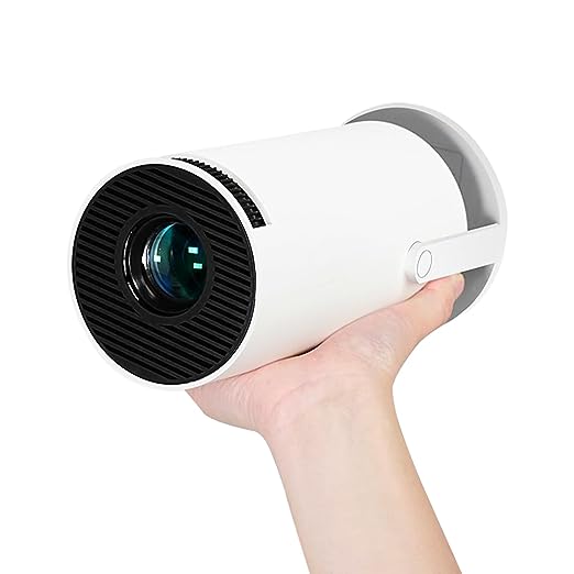 GFIDEL 4K Rotation Portable Projector with Android 11, WiFi  & Bluetooth,2.4G+5G Ultra Fast Wireless Connection, 4500 Lumens, 2.69" LCD Panel. (Flat 50% OFF)