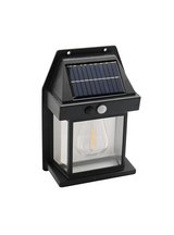 GFIDEL Solar Wall Lights Outdoor, Wireless Dusk to Dawn Porch Lights Fixture, Solar Wall Lantern with 3 Modes & Motion Sensor, Waterproof Exterior Lighting.