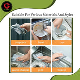 GFIDEL Multipurpose Wire Dishwashing Rags for Wet and Dry Stainless Steel Scrubber Non-Scratch Wire Dishcloth for Washing Dishes Sinks Counters Easy Rinsing Machine Washable (Pack Of 5))