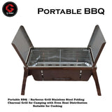 GFIDEL Barbecue Grill Wood Burning Grills Charcoal Grill for Backyard Camping 57.5x21.5cm