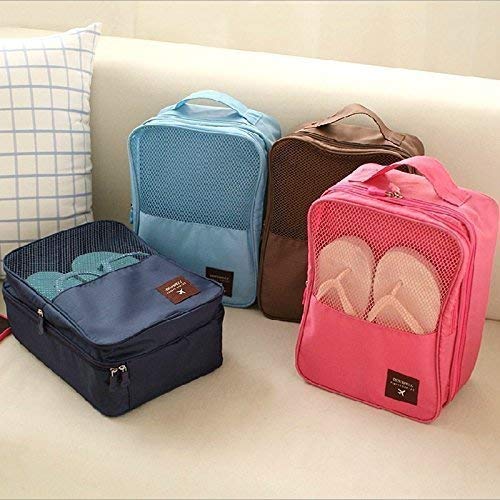 G.FIDEL 3 Layers Shoe Storage Bag Waterproof Travel Shoes Case Boots Organizer - Multi Color
