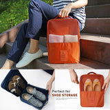 G.FIDEL 3 Layers Shoe Storage Bag Waterproof Travel Shoes Case Boots Organizer - Multi Color