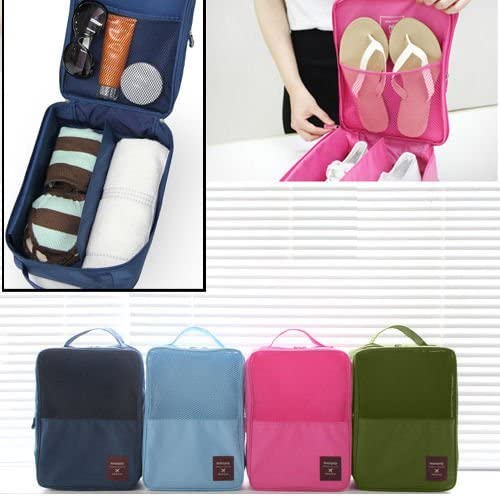 G.FIDEL 3 Layers Shoe Storage Bag Waterproof Travel Shoes Case Boots Organizer - Multi Color