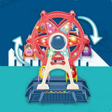 G.FIDEL Amusement Park Rotating Ferris Wheel Toy with Music and LED Light