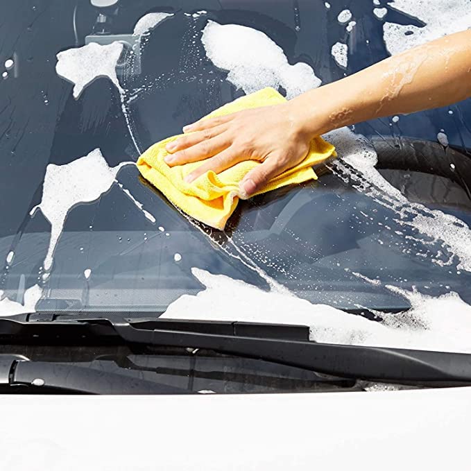 G.FIDEL 4 PC Microfibre 340 GSM Car Cleaning Towel ( multicolour)