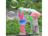 G.FIDEL Bubble Gun with Light & Music Bubble Making Gun with LED Lights and Music