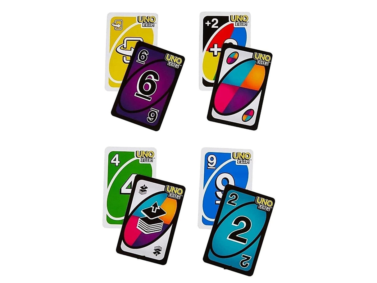 G.FIDEL UNO FLIP! Family Card Game, with 112 Cards