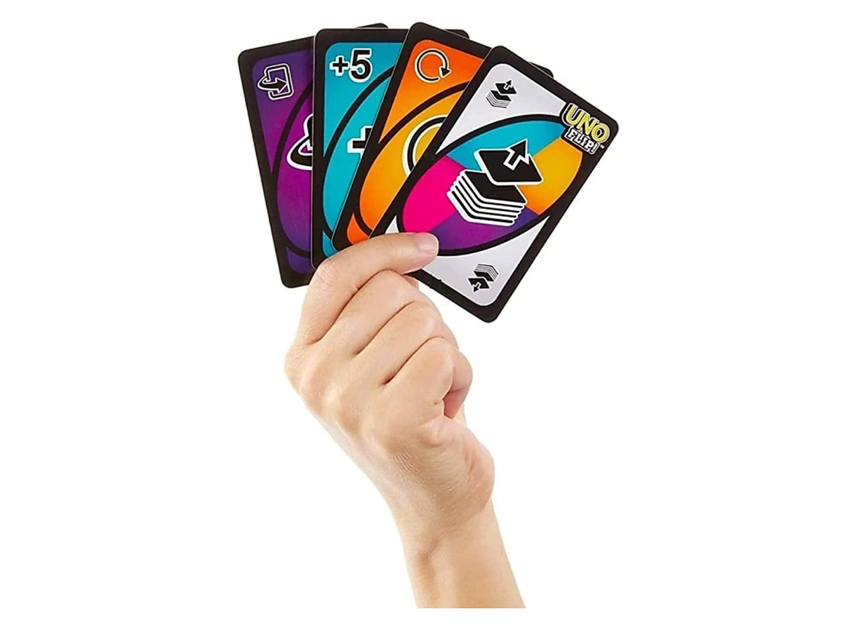 G.FIDEL UNO FLIP! Family Card Game, with 112 Cards