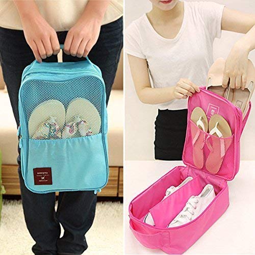 G.FIDEL 3 Layers Shoe Storage Bag Waterproof Travel Shoes Case Boots Organizer - Multi Color
