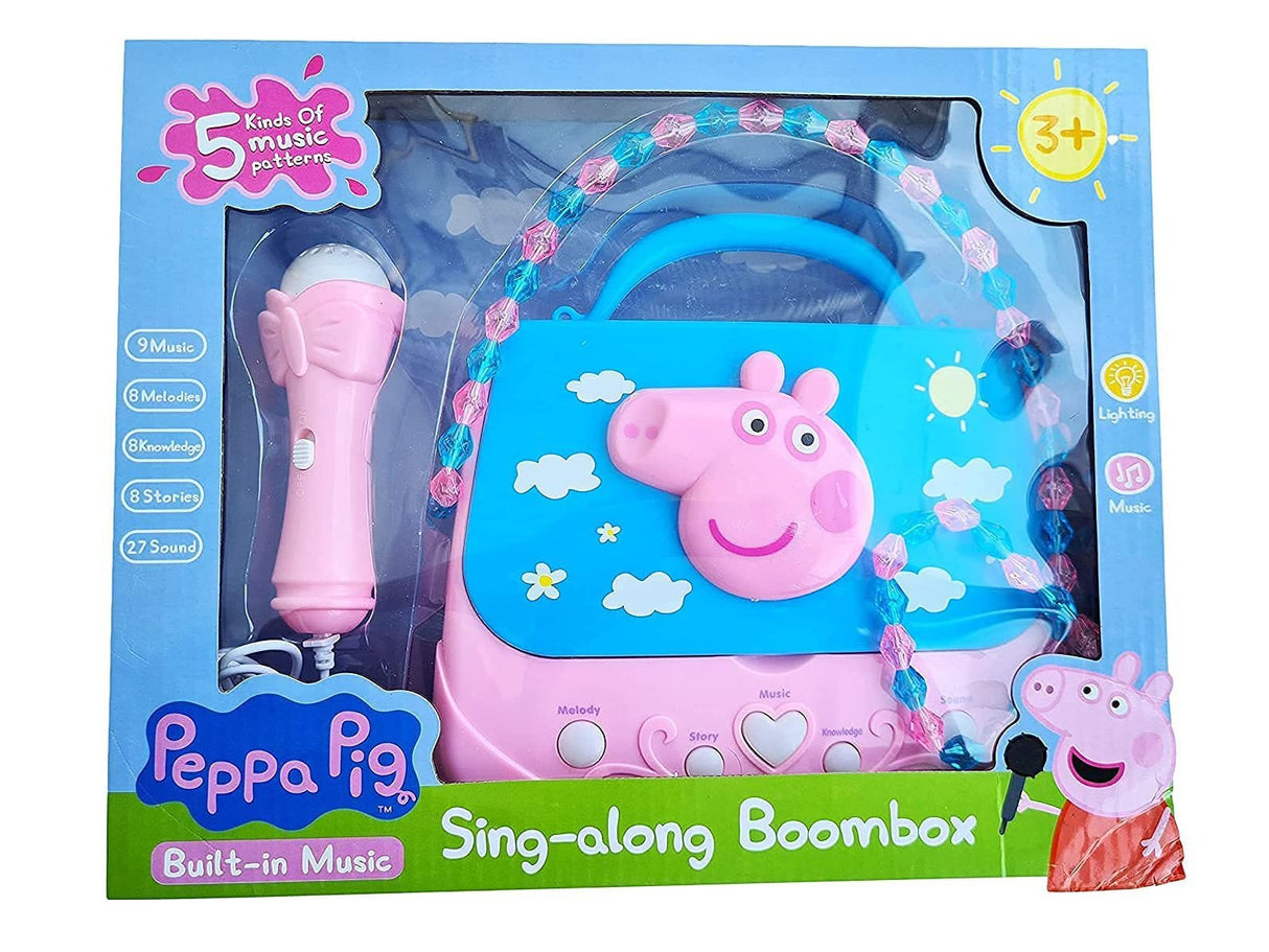 G.FIDEL Attractive and Stylish Pig Sing Along Boombox with Shoulder Strap